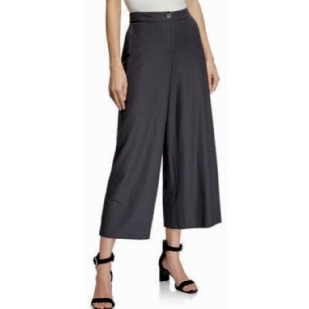 Eileen Fisher Women's Pants Graphite Gray Stretch Ankle Plus Size 22W NWT $258